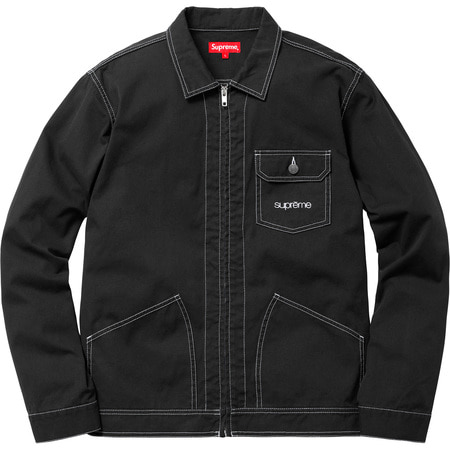 [해외] 슈프림 콘트라스트 스티치 워크 자켓 Supreme Contrast Stitch Work Jacket 18SS
