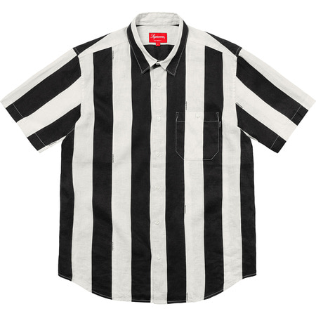 [해외] 슈프림 와이드 스트라이프 셔츠 Supreme Wide Stripe Shirt 18SS