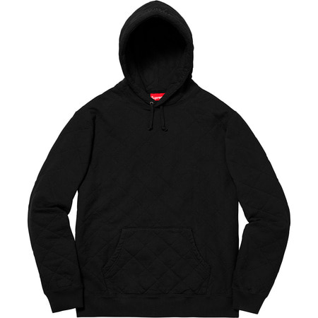 [해외] 슈프림 퀄티드 후드 Supreme Quilted Hooded Sweatshirt 18FW