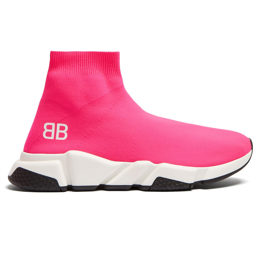 [해외] 발렌시아가 스피드러너 우먼스 BB로고 핑크 Balenciaga Speed Runner W BB Logo Pink 관세포함