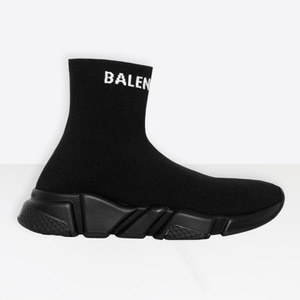 [해외] 발렌시아가 스피드러너 로고 블랙 Balenciaga Speed Runner Logo Black 관세포함