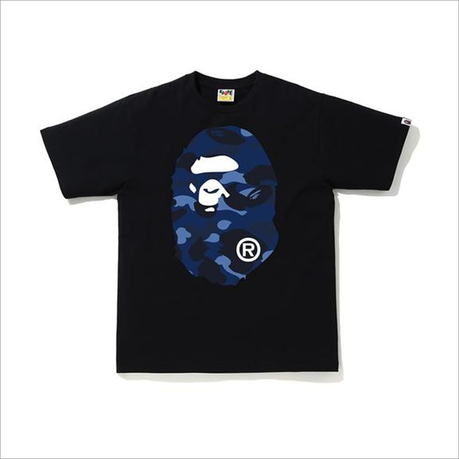 [해외] 베이프 컬러 카모 빅 에이프 헤드 티셔츠 BAPE Color Camo Big Ape Head T-Shirt