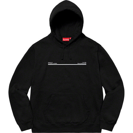 [해외] 슈프림 샵 후드 로스앤젤레스 Supreme Shop Hooded Sweatshirt 20FW