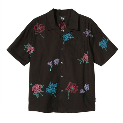 [해외] 스투시 핸드 드로운 플라워 셔츠 STUSSY Hand Drawn Flower Shirt