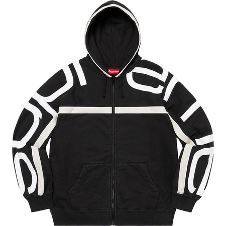 [해외] 슈프림 빅로고 패널드 집 업 후드 Supreme Big Logo Paneled Zip Up Hooded Sweatshirt 20FW