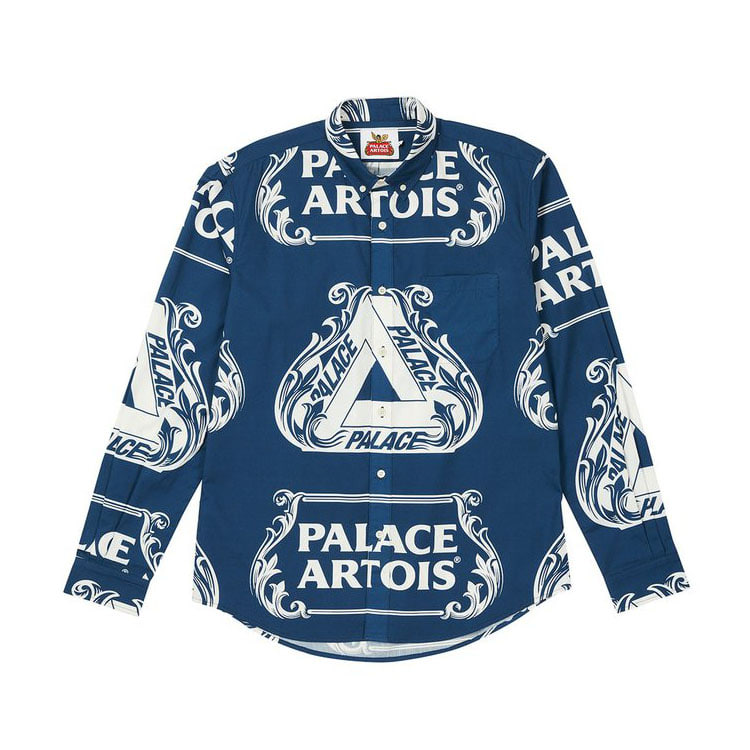 [해외] 팔라스 스텔라 아르투아 옥스포드 셔츠 Palace Stellar Artois Oxford Shirt 21SS
