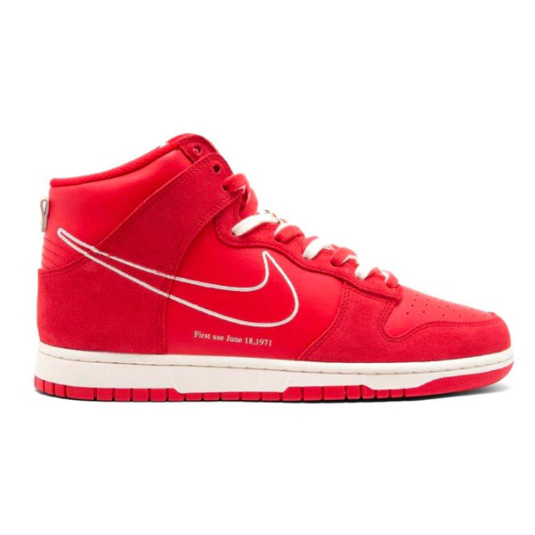 [해외] 나이키 덩크 하이 퍼스트 유즈 유니버시티 레드 Nike Dunk High First Use University Red DH0960-600