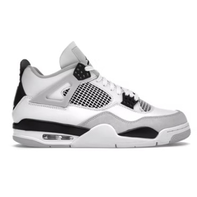 [해외] 나이키 조던 4 레트로 화이트 앤 블랙 Nike Jordan 4 Retro White and Black DH6927-111