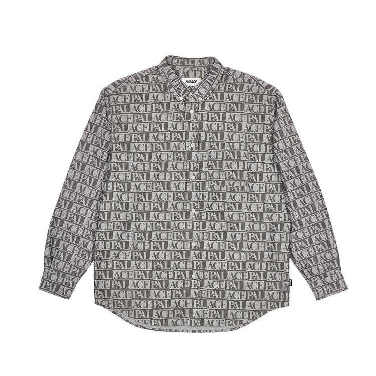 [해외] 팔라스 도미노 프린트 옥스포드 셔츠 Palace Domino Print Oxford Shirt 22SS