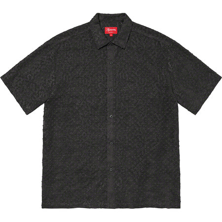 [해외] 슈프림 체인스티치 쉬폰 숏슬리브 셔츠 Supreme Chainstitch Chiffon S/S Shirt 22SS
