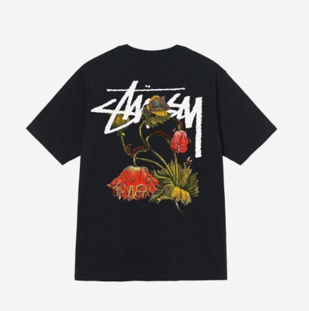 [해외] 스투시 위더드 플라워 티셔츠 Stussy Withered Flower T-Shirt