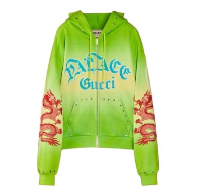 [해외] 구찌 팔라스 스터디드 앤드 엠브로이더드 타이 다이 스웻셔츠 Gucci Palace Studded and embroidered tie-dye sweatshirt