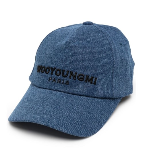 [해외] 우영미 자수 로고 볼캡 데님 Wooyoungmi logo-embroidered Ball Cap Denim