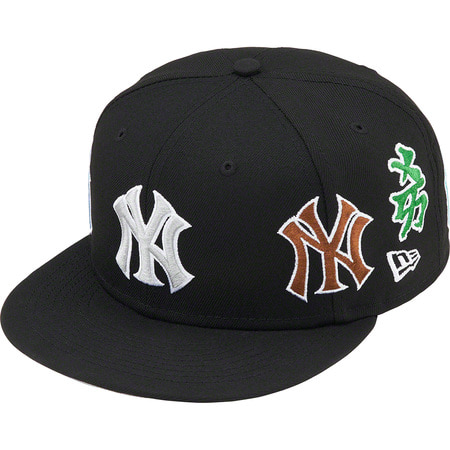 [해외] 슈프림 뉴욕양키스 간지 뉴에라 캡 Supreme New York Yankees Kanji New Era 22FW