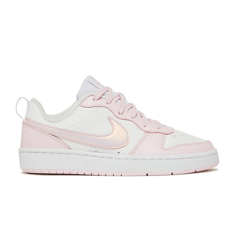 [해외] 나이키 코트 버로우 2 SE 화이트 핑크 폼 GS Nike Court Borough 2 SE White Pink Foam GS DQ0492-100