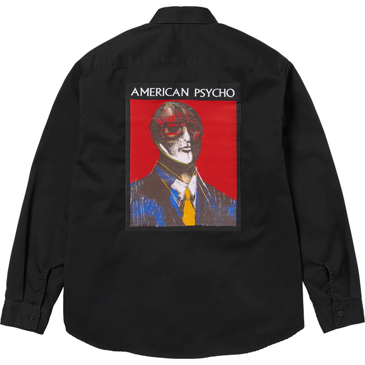 [해외] 슈프림 아메리칸 사이코 워크 셔츠 Supreme American Psycho Work Shirt 23FW