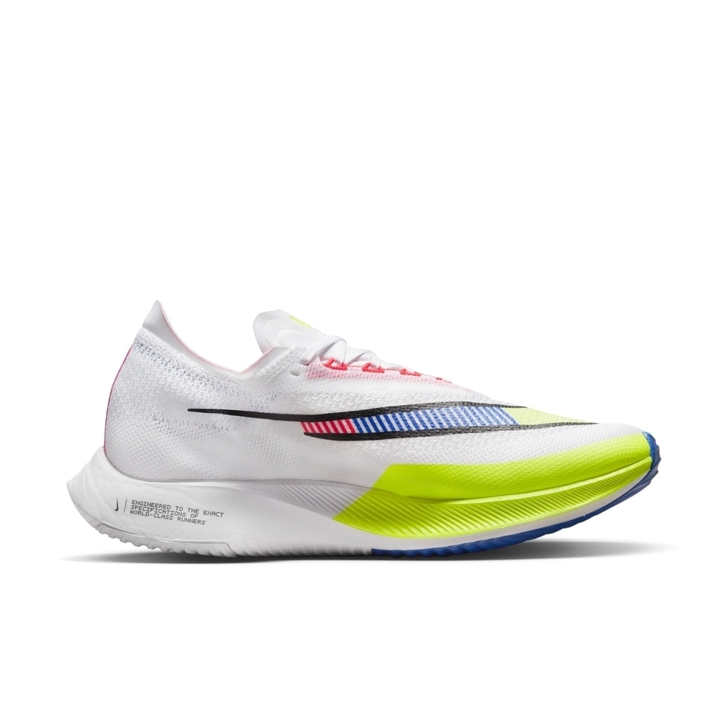 [해외] 나이키 줌X 스트릭플라이 프리미엄 화이트 볼트 Nike ZoomX Streakfly Premium White Volt Racer Blue DX1626-100