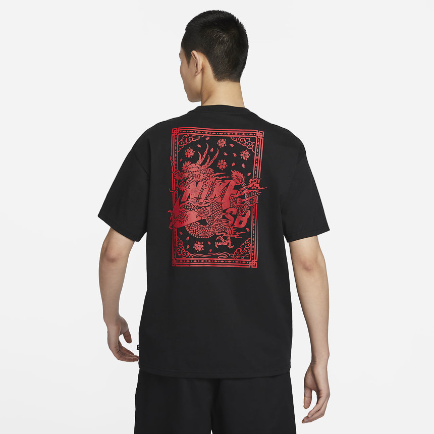 [해외] 나이키 SB 로고 티셔츠 반팔티 블랙 화이트 FQ3720-010 FQ3720-100