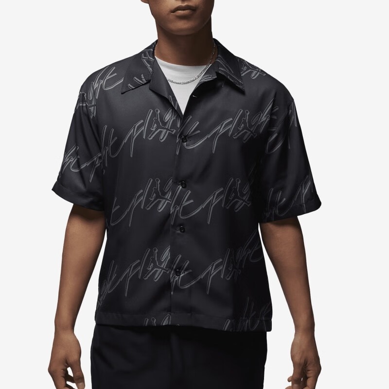 [해외] 나이키 조던 에센셜 탑 반팔 셔츠 다크 그레이 FB7323-010